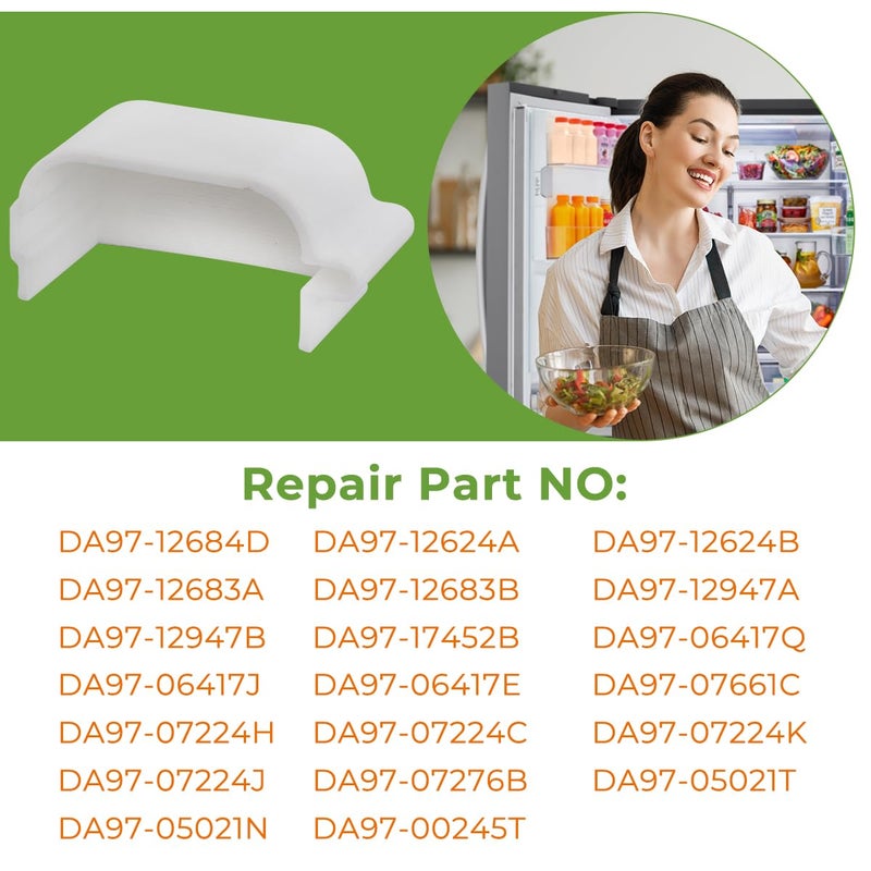 MOTOQUEEN For Samsung Refrigerator Door Flipper (Mullion) Repair Part White Rf28Hdedbsr - Image 3